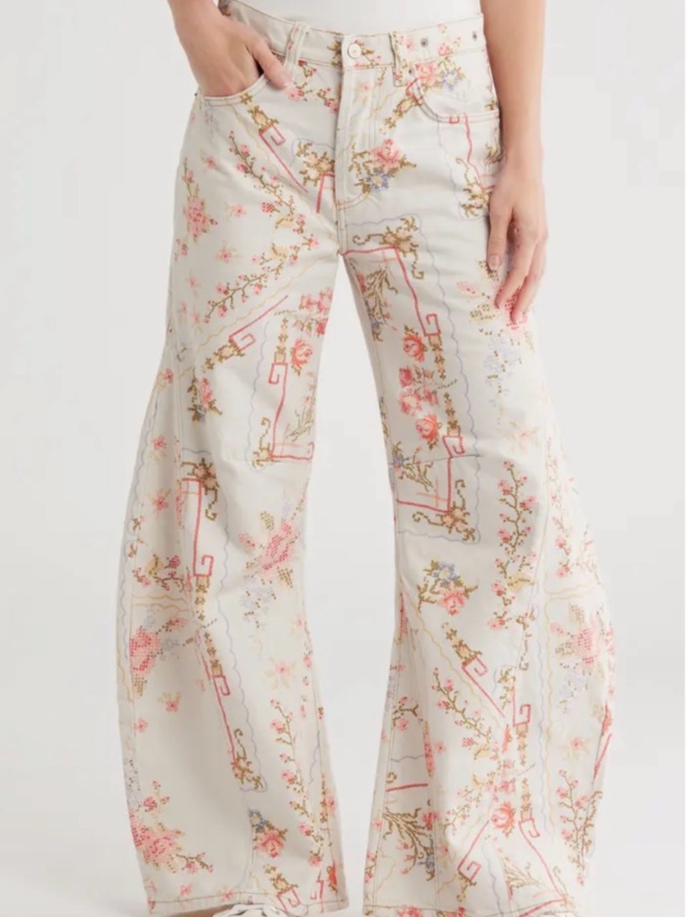 Free People We The Free Eden Slouchy wide leg. NWT.